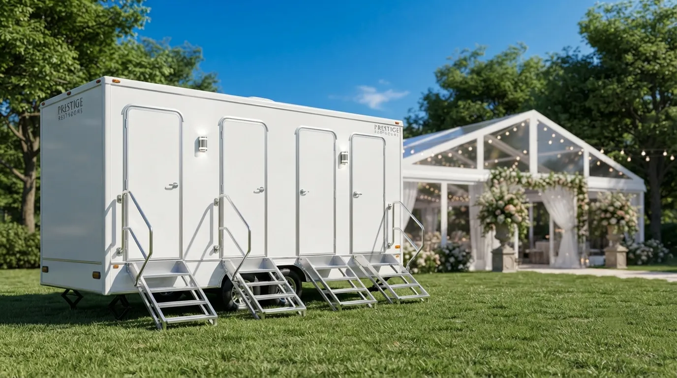 4 Stall Restroom Trailer in Charleston, SC