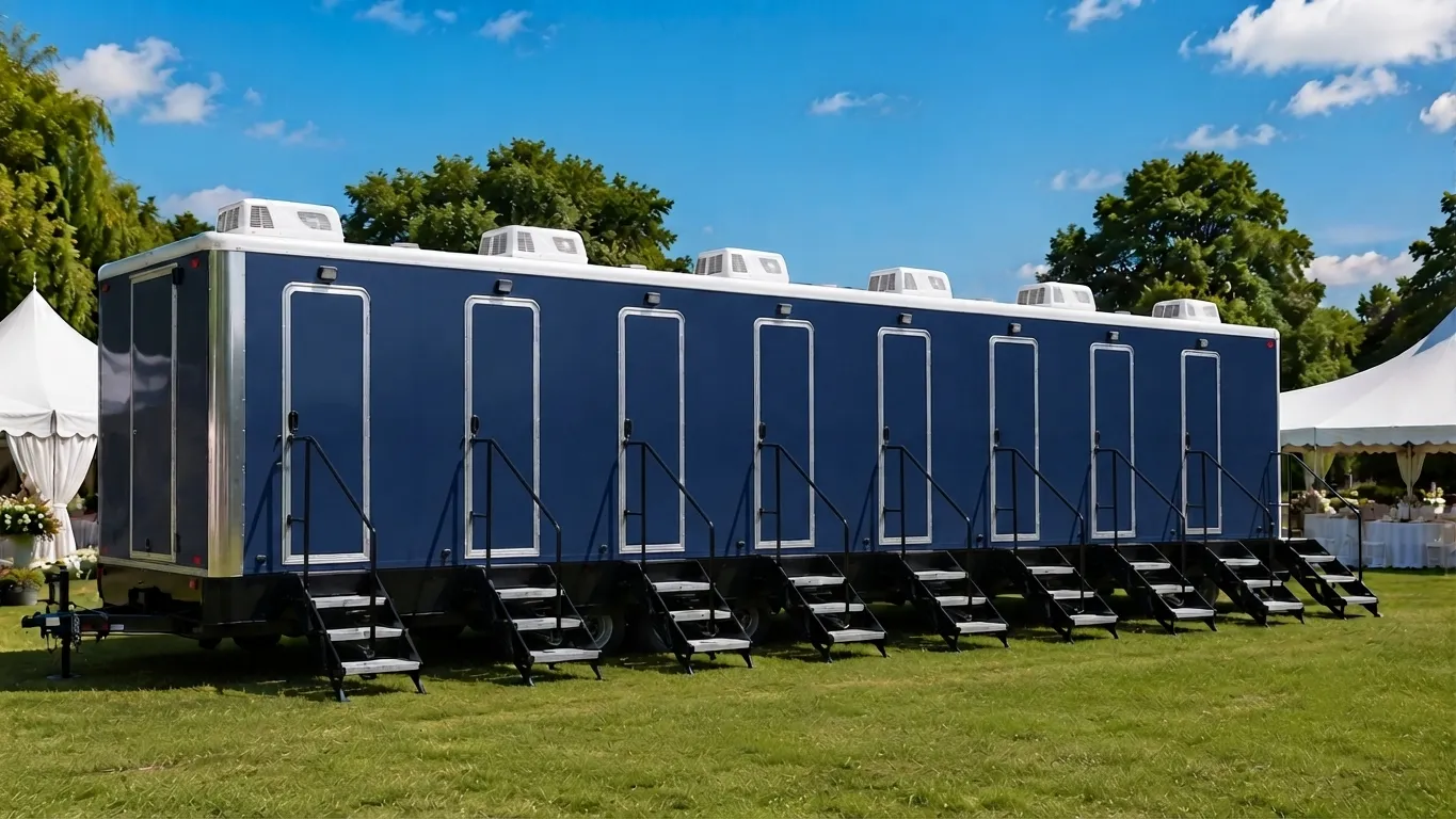 8 Stall Restroom Trailer in Charleston, SC