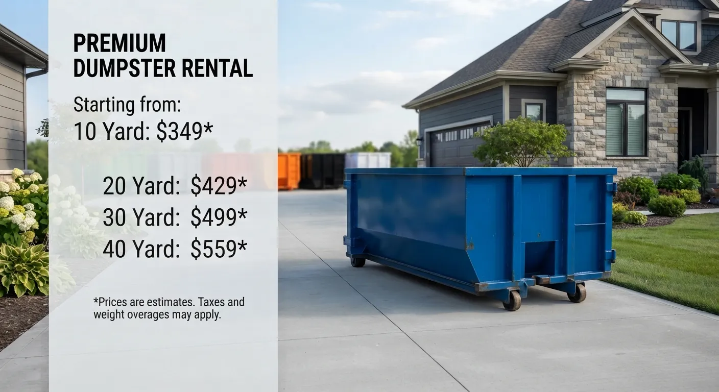 Dumpster Rental Cost in Charleston, SC